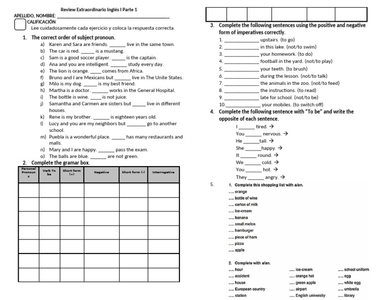 Inglés 1 | PDF | Language Families | Syntax