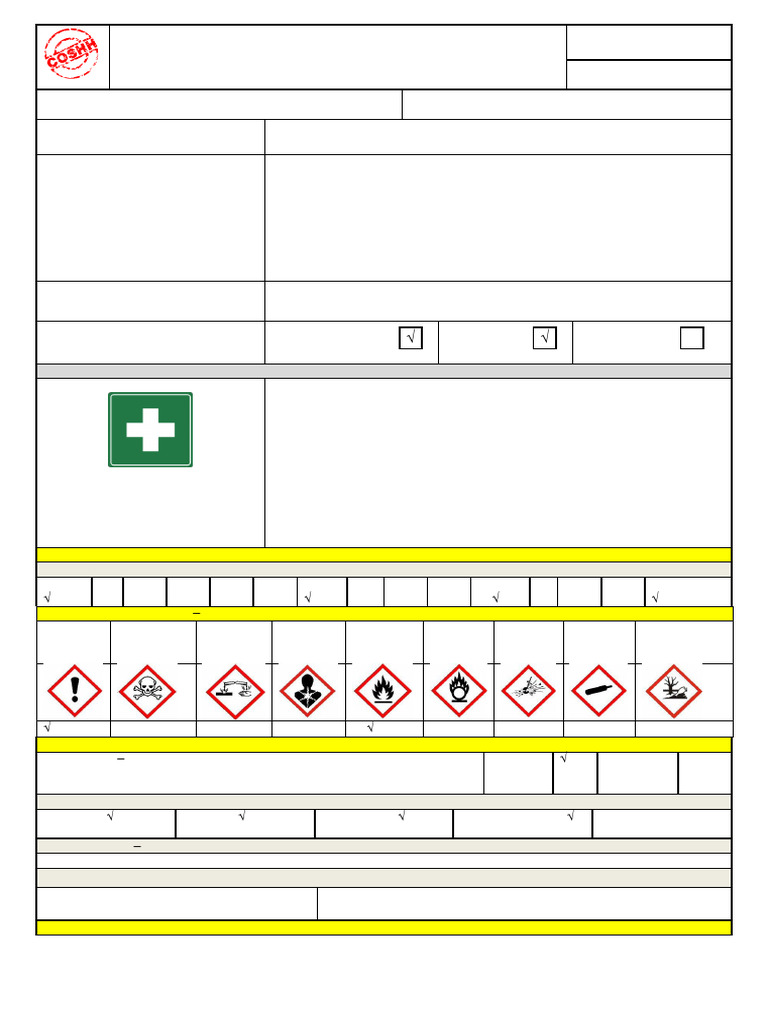 Acetone COSHH Risk Assessment 2017 | PDF | Personal Protective ...