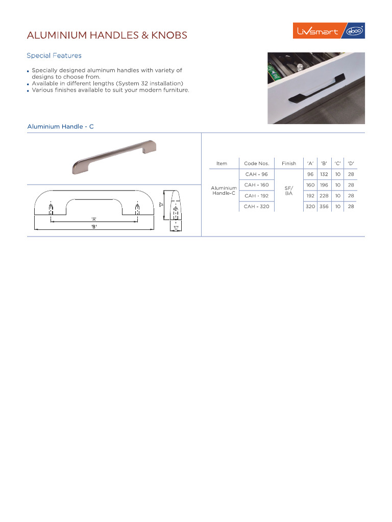 Aluminium Handle C | PDF