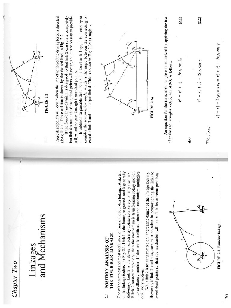 MABIE REINHOLTZ MECHANISMS AND DYNAMICS OF MACHINERY 4ed Cap02 | PDF