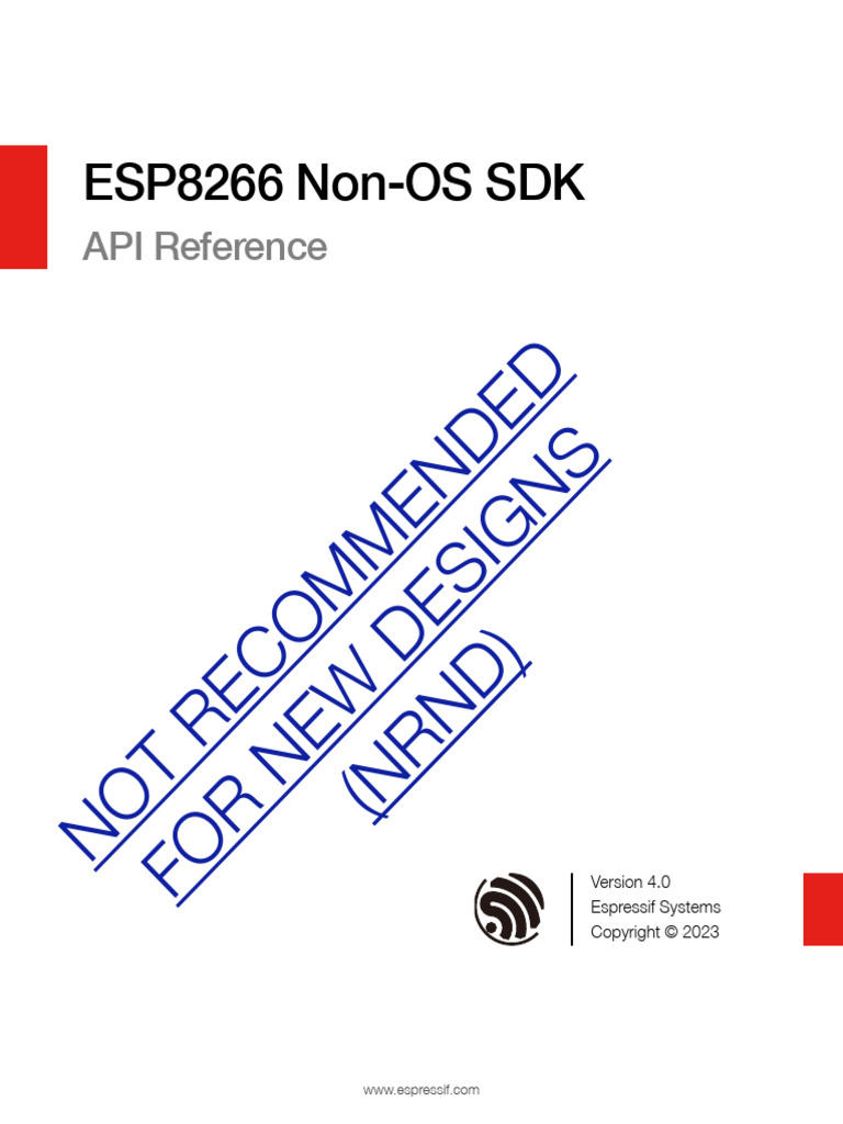 2c-Esp8266 Non Os SDK API Reference en | PDF | Computer Science ...