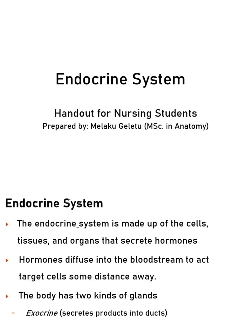 Endocrine System Pdf Endocrine System Thyroid