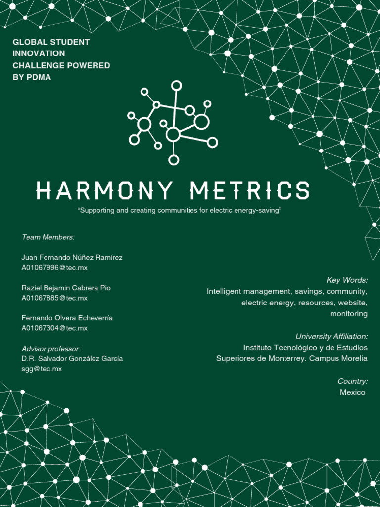 Harmony Metrics PDMA | PDF | Energy Conservation | Net Present Value