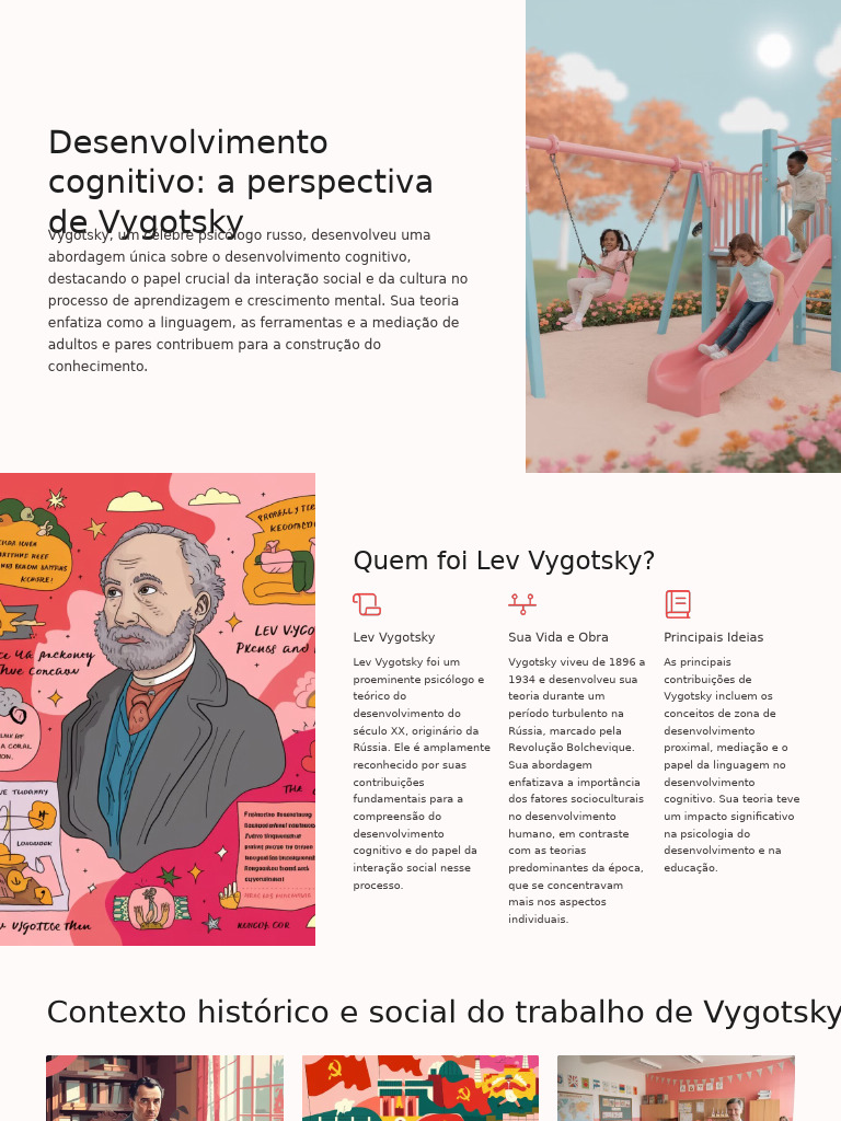 Desenvolvimento Cognitivo Segundo Vygotsky | PDF | Aprendizado | Psicologia
