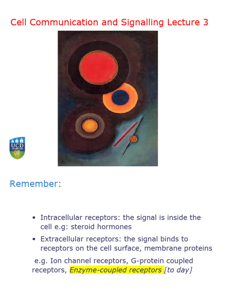 Cell Signalling 3 | PDF | Cell Signaling | Signal Transduction