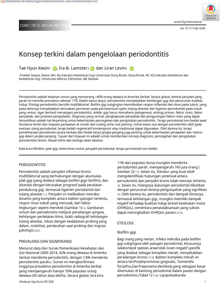 Current - Concepts - in - The - Management - of - Periodontiti - En.id ...