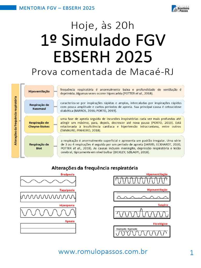 Simulado EBSERH 2025: Prova Macaé-RJ | PDF | Gravidez | Hipertensão