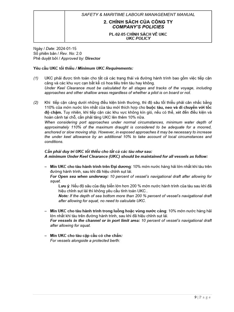 UKC Policy | PDF