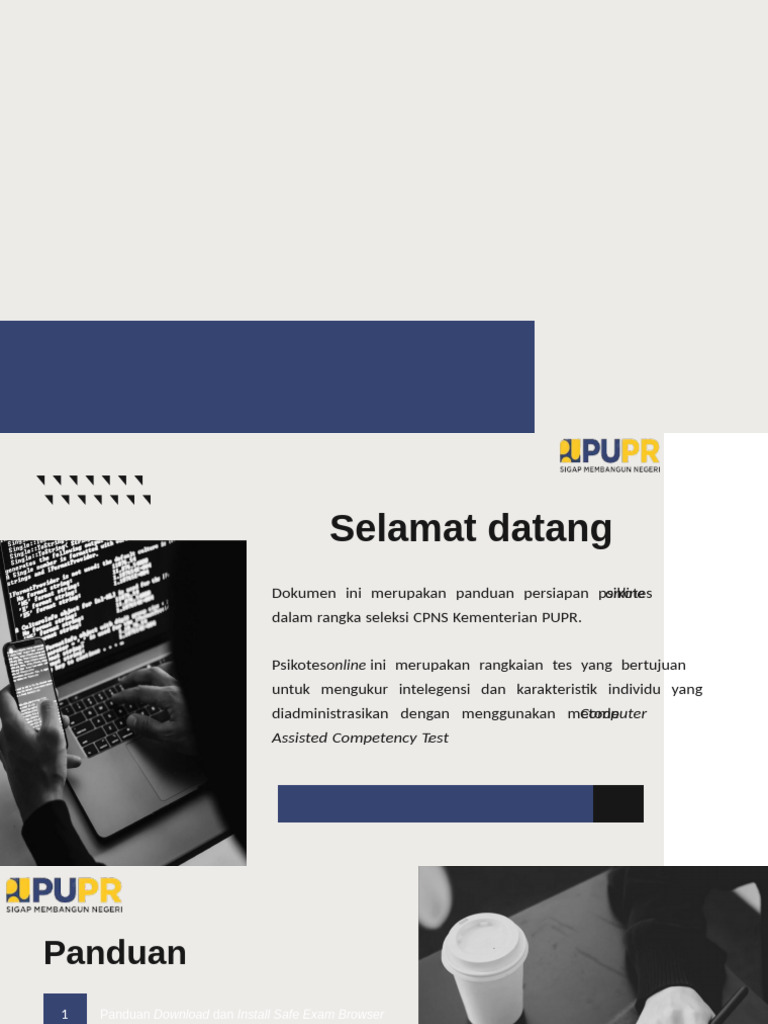 Panduan Persiapan Test - Untuk Peserta | PDF