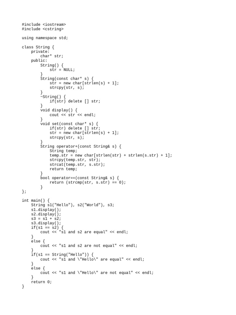 String Concatenation | PDF