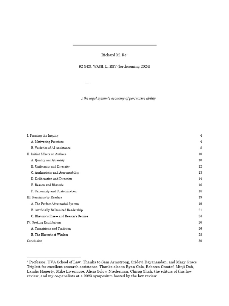 AI's Impact on Judicial Opinions | PDF | Artificial Intelligence ...