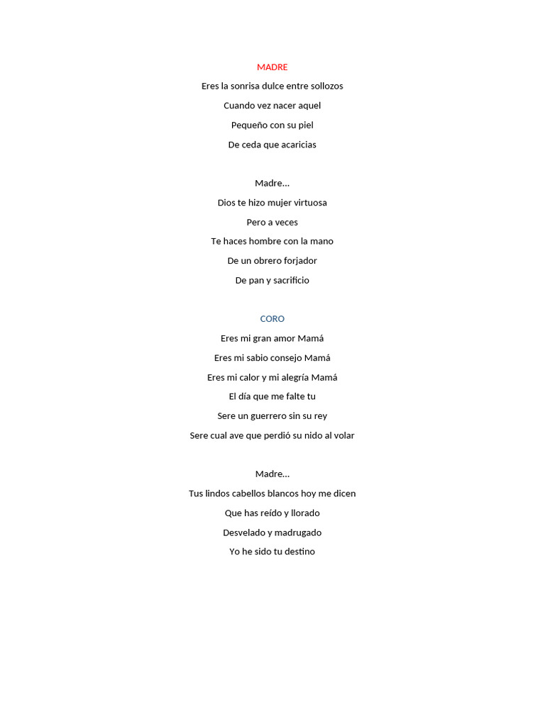 Homenaje a Mamá: Amor y Gratitud | PDF