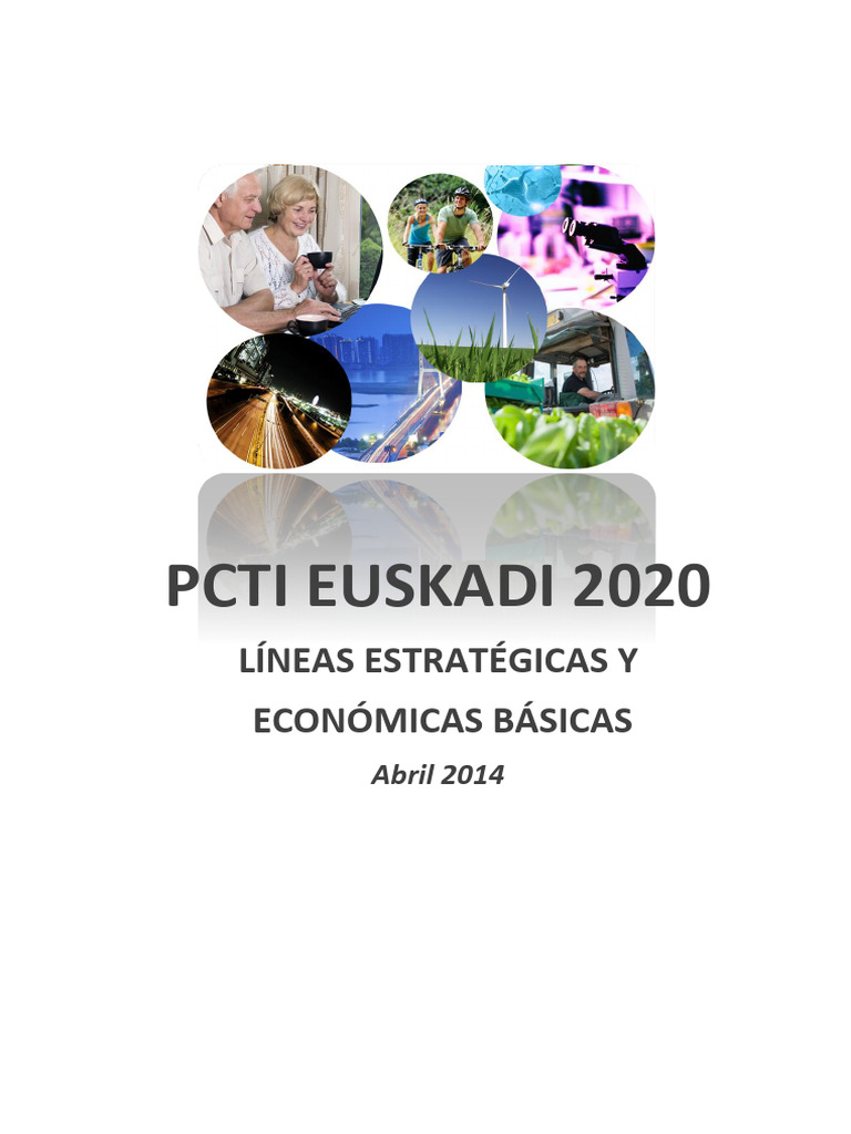 Lineas Estrategicas Pcti Euskadi 2020 3abril | PDF | País Vasco ...