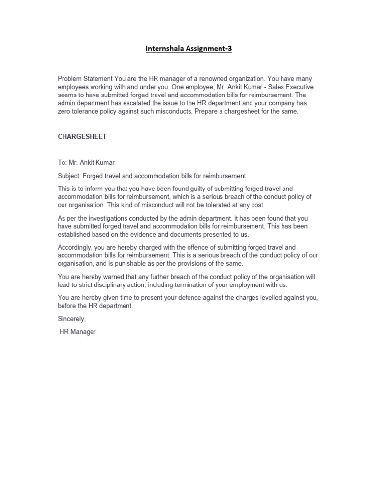 Module - Disciplinary Procedure-1 | PDF