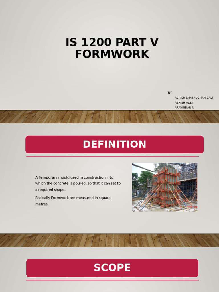 Measuring Formwork in Construction | PDF | Length | Area