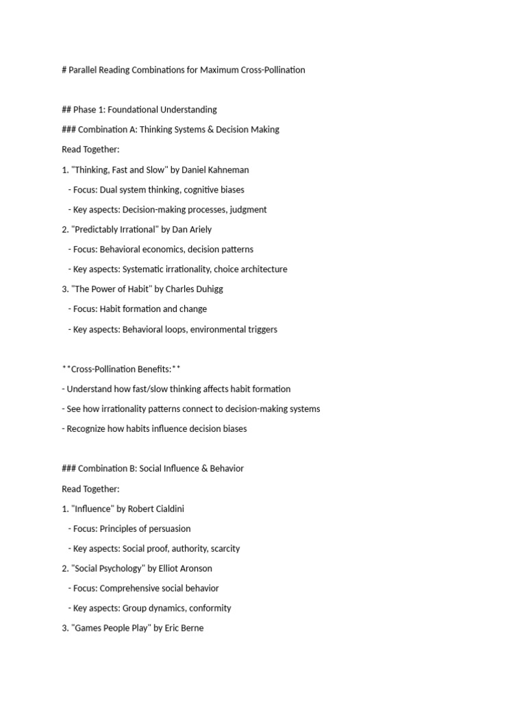 Effective Parallel Reading Strategies | PDF | Behavioral Economics ...