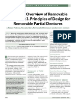 A Clinical Overview of Removable Prostheses 3. Principles of Design For Removable Partial Dentures
