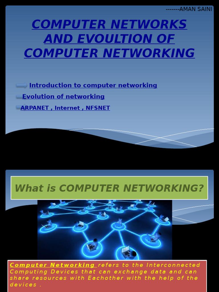 Networking Evolution Overview | PDF | Computer Network | Local Area Network