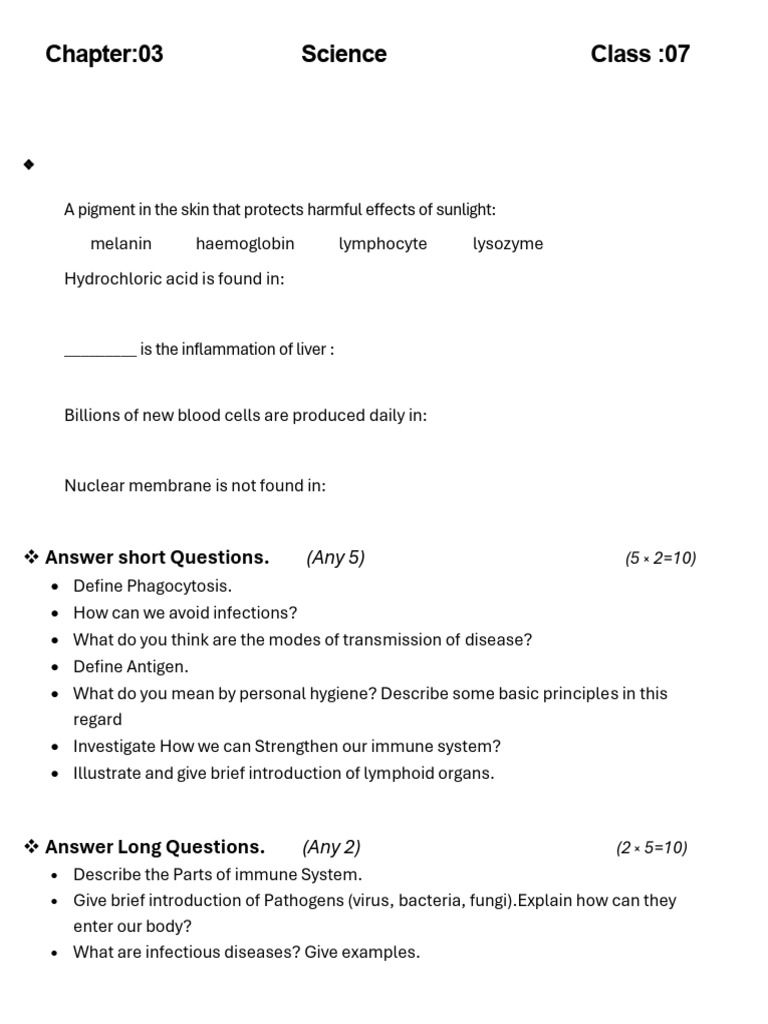 Science Test | PDF