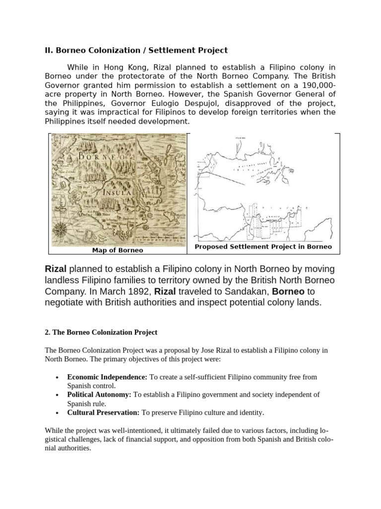 PART2 Borneo Colonization and Settlement Project Otero | PDF