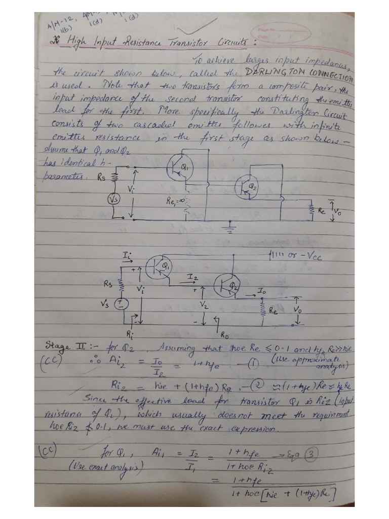 aec-unit-3-small-signal-darlington-pair-pdf