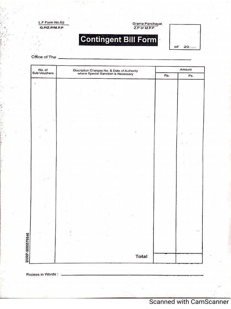 Contingent Form | PDF