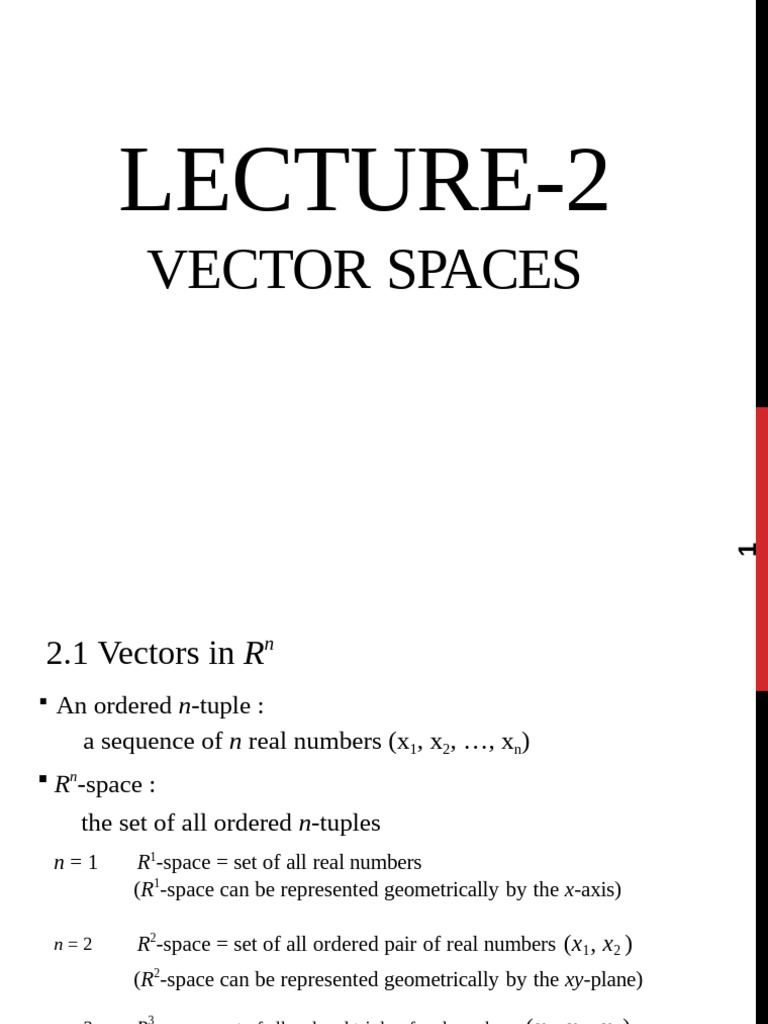 Lecture 9 Row and Column Space 25112024 063451pm | PDF | Linear ...