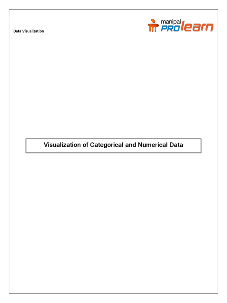 M2 - Visualization of Categorical and Numerical Data | PDF ...