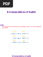 Methods of Salt Preparation in Chemistry | PDF | Salt (Chemistry ...