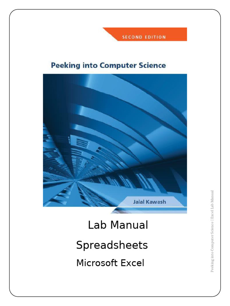 Excel Lab Manual: Spreadsheets Guide | PDF | Microsoft Excel | Spreadsheet
