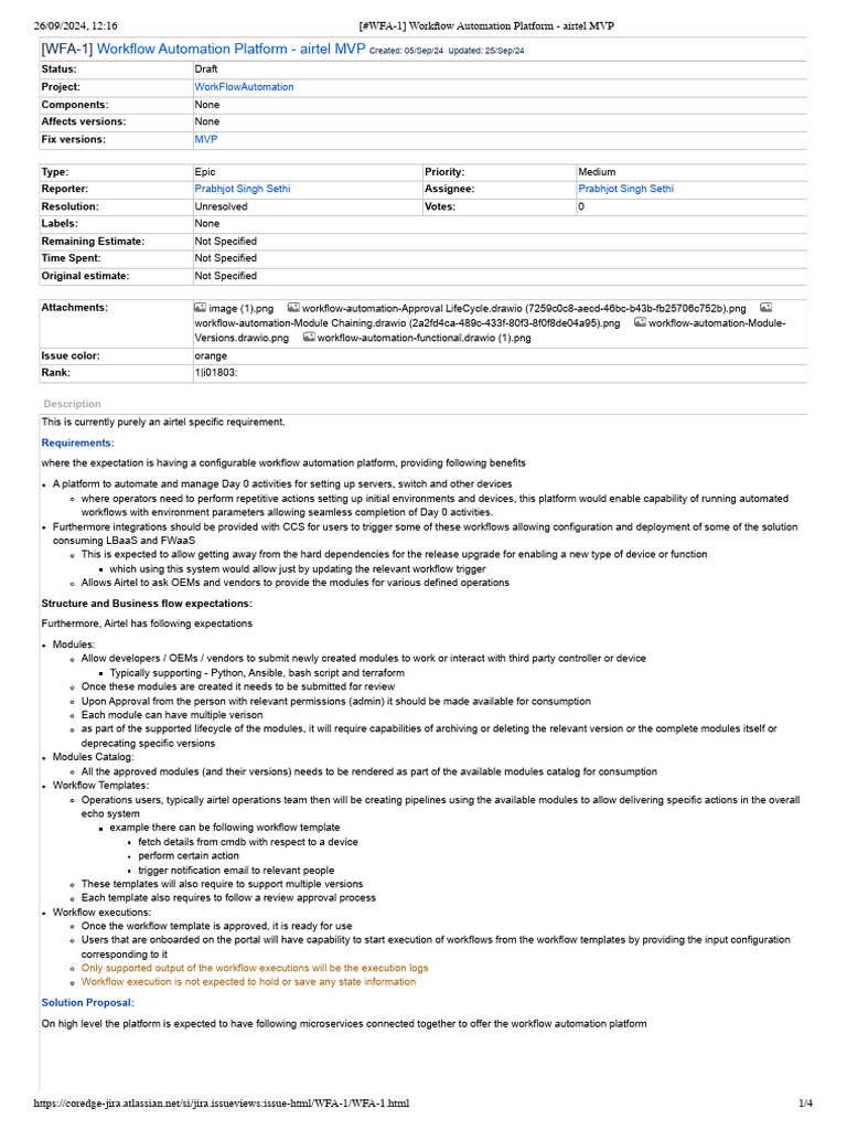 Airtel Workflow Automation MVP Overview | PDF | Computer Engineering ...