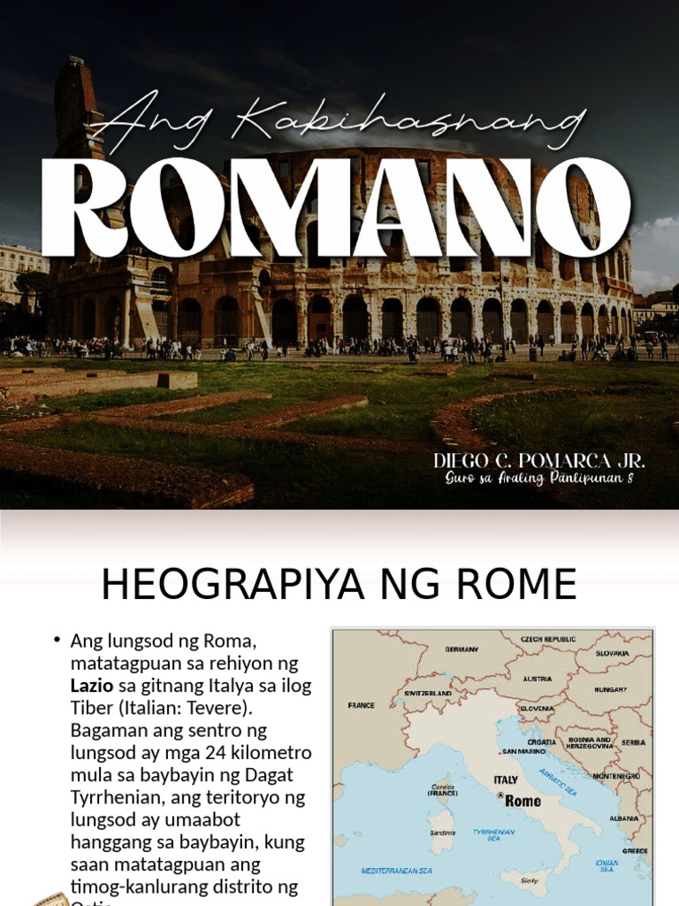 Kabihasnang Romano | PDF