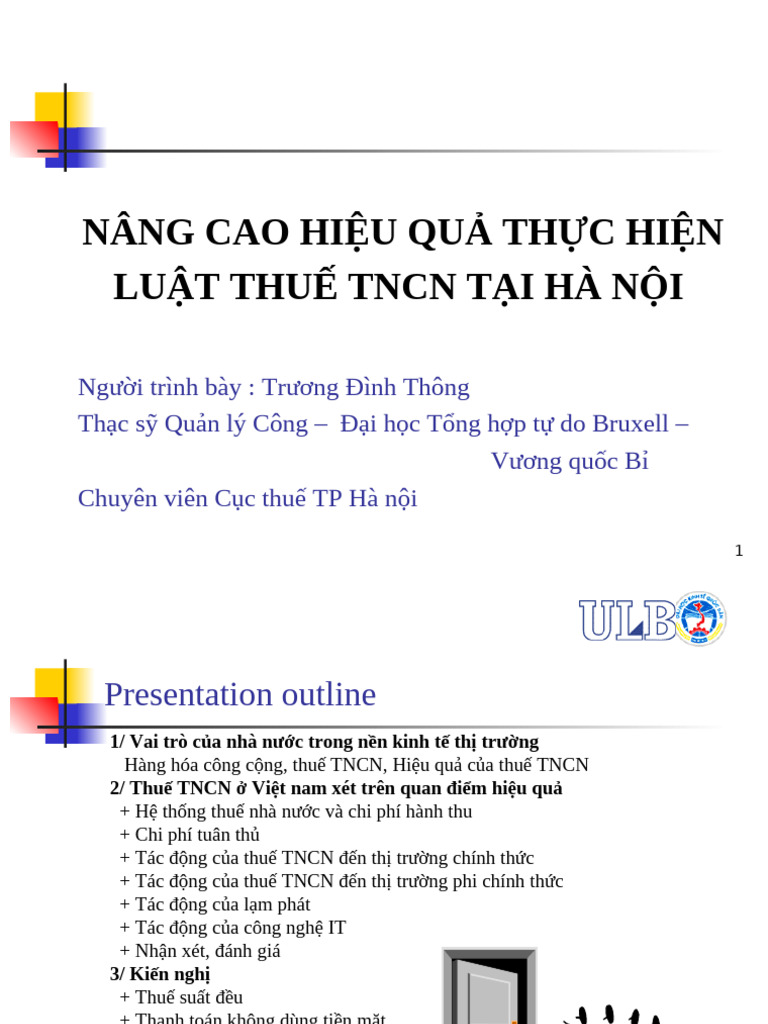 Nang Cao Hieu Qua Thuc Hien Luat Thue TNCN | PDF