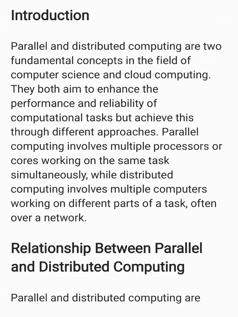 Parallel and Distributed - 240820 - 115015 | PDF
