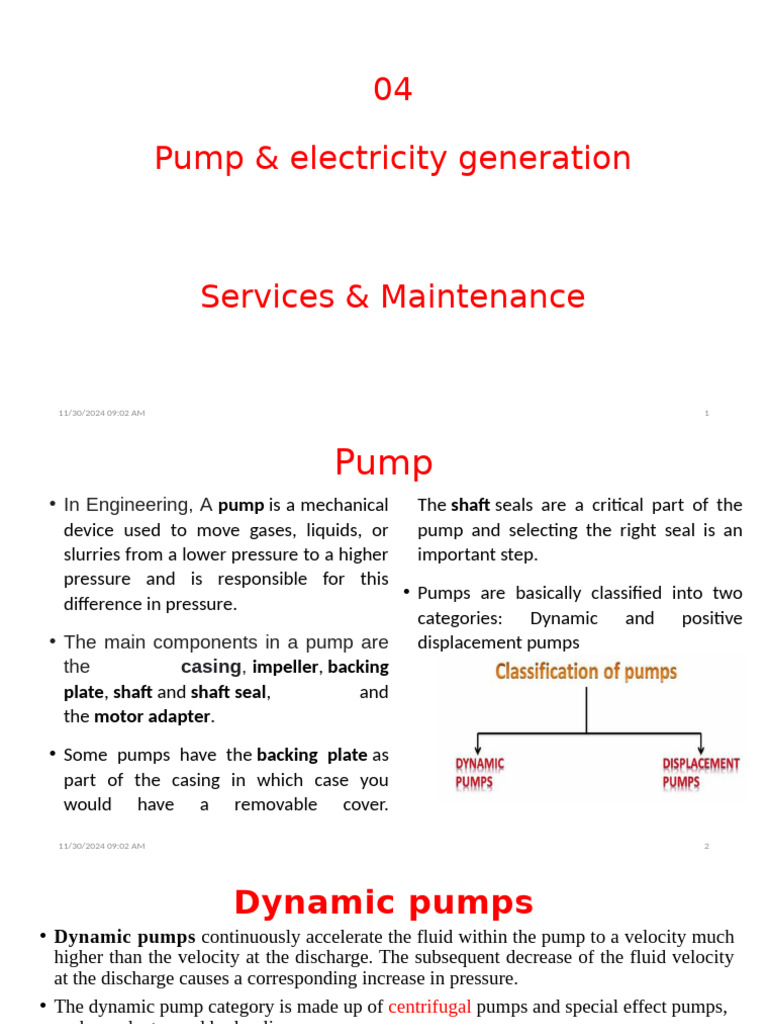 Pump Maintenance and Servicing Guide | PDF | Pump | Corrosion