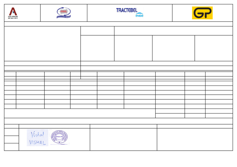 Trenching Inspection Report for Chhara LNG | PDF