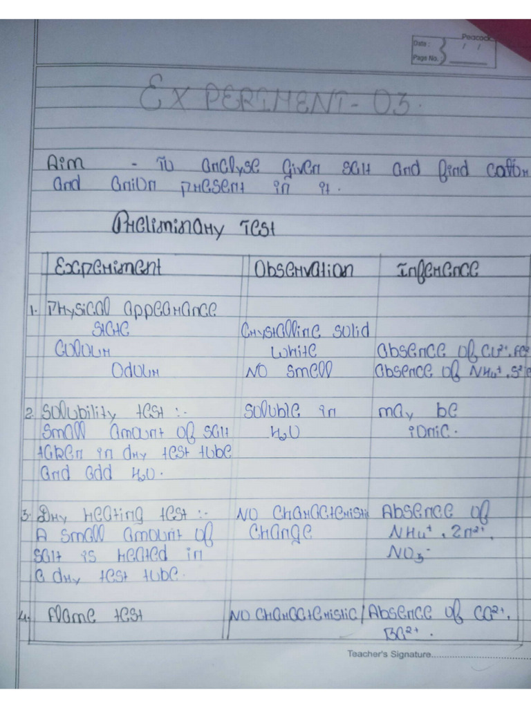 Experiment 3 | PDF