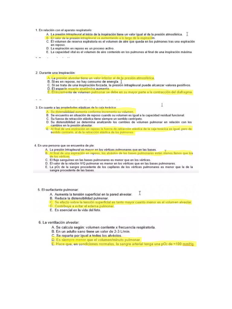 Exaì Menes Respi Mirar Este | PDF | Pulmón | Sistema respiratorio