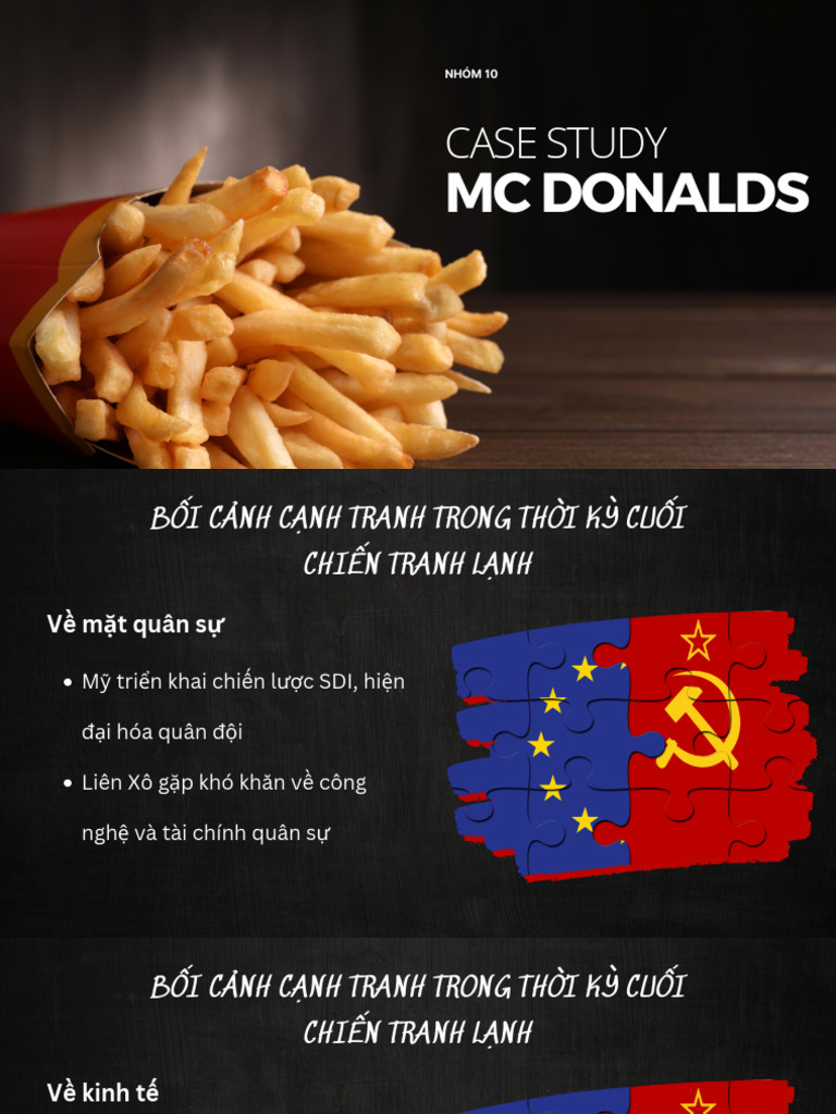 Case Study MC Donalds | PDF