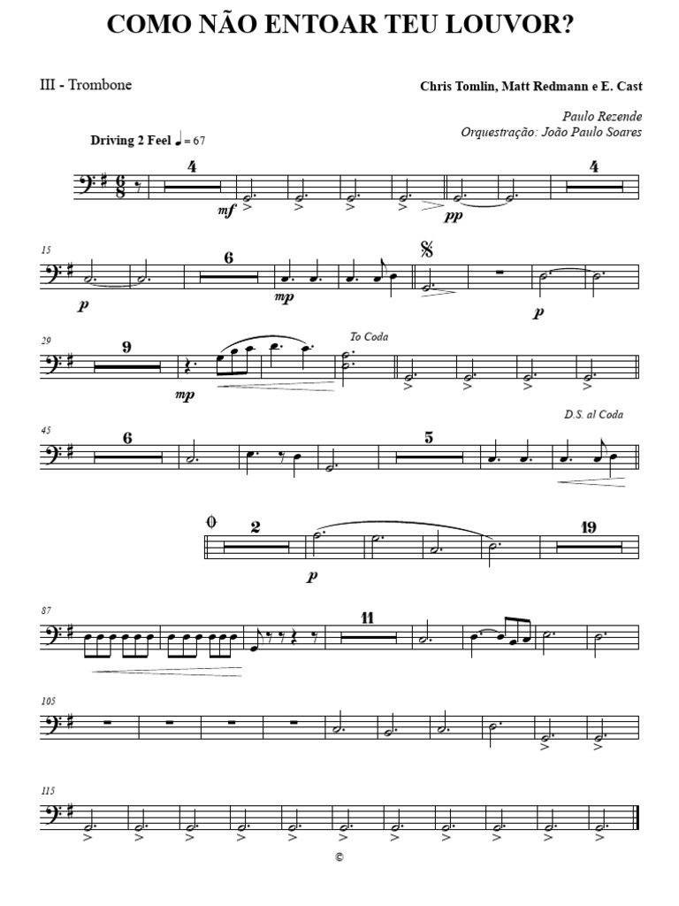 Iii Trombone Pdf Contemporary Worship Music