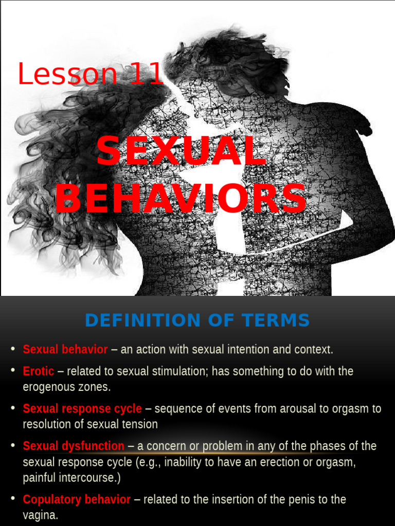 Sexual Behaviors | PDF | Sexuality | Mammalian Sexuality