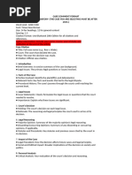Case Summary Writing Template | PDF
