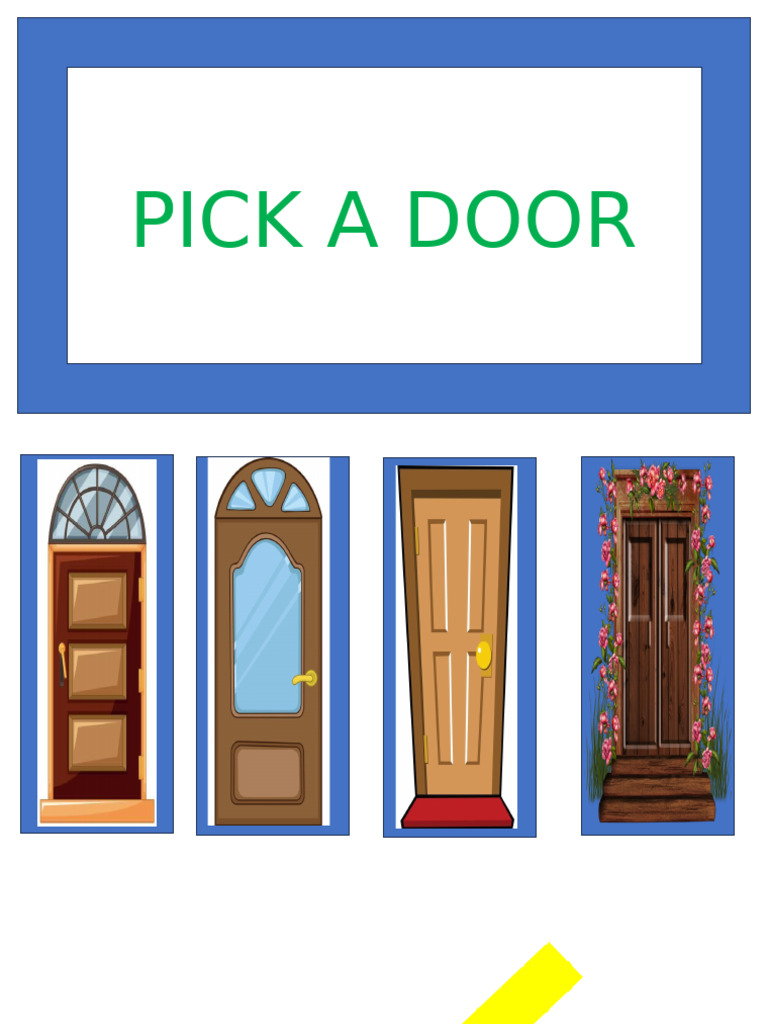 Pick a door pdf