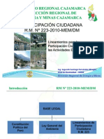 Lineamientos de Pacticipacion Ciudadana