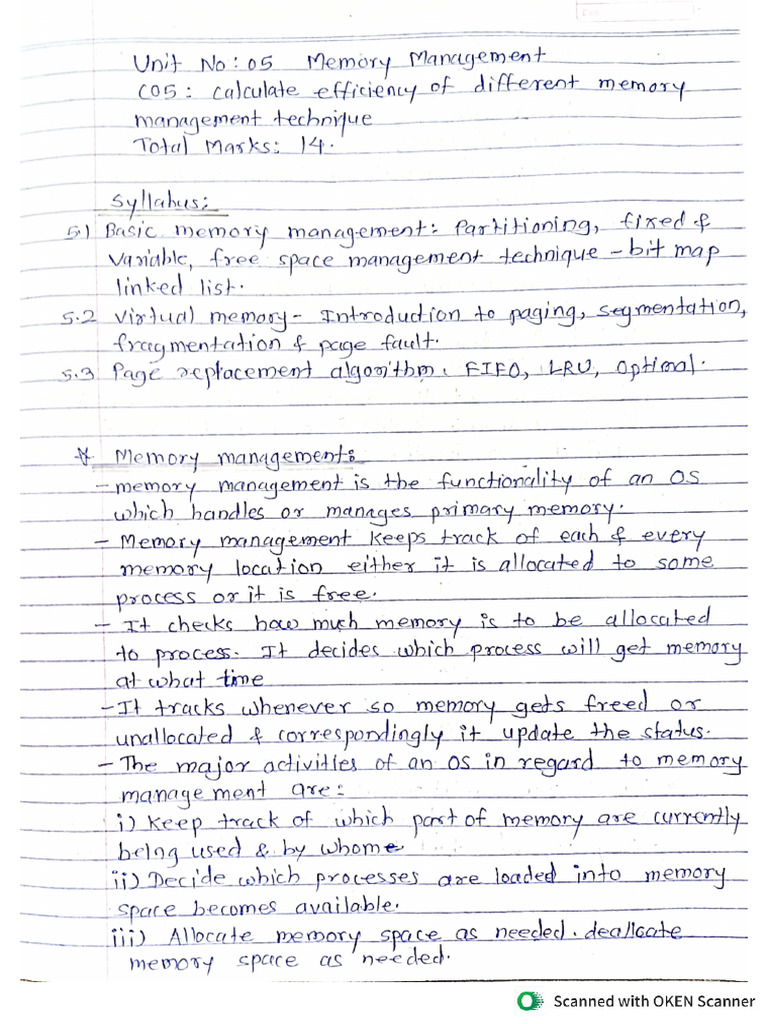 Osy Unit 5 Notes | PDF