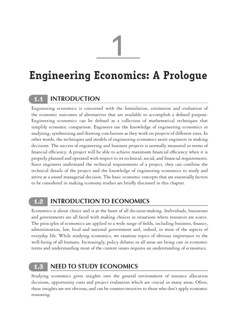 Introduction to Engineering Economics | PDF | Economics | Demand