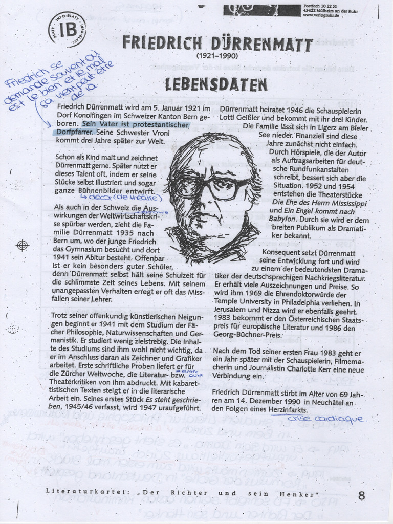 Friedrich Dürrenmatt PDF