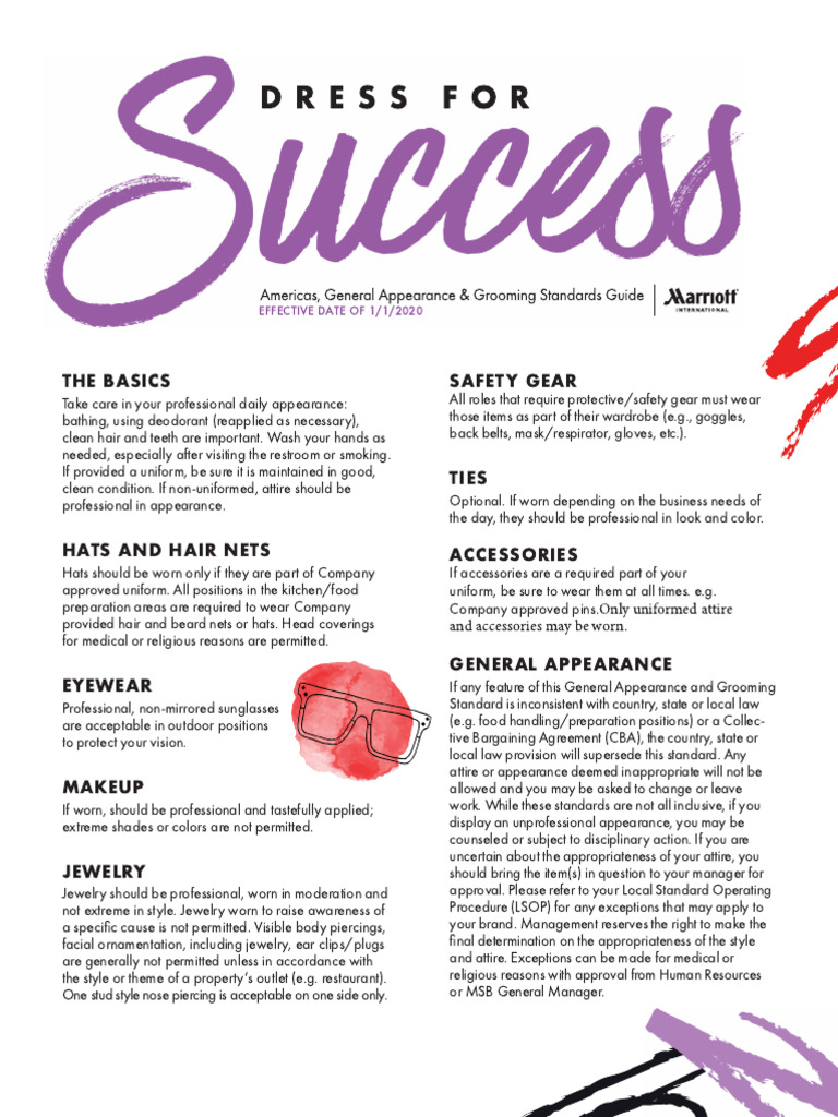 Appearance and Grooming Standard Guide | PDF