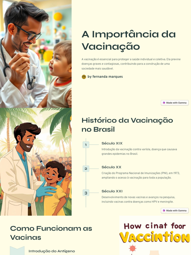 Importância e História da Vacinação | PDF | Vacinas | Vacinação