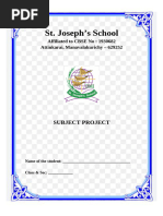 A4 Project File Template for Students | PDF
